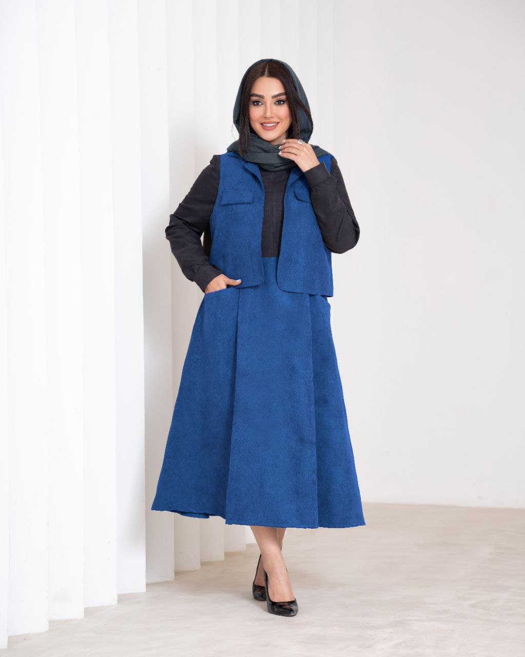 ست-دو-تیکه-پیراهن-و-جلیقه-مدل-میرا