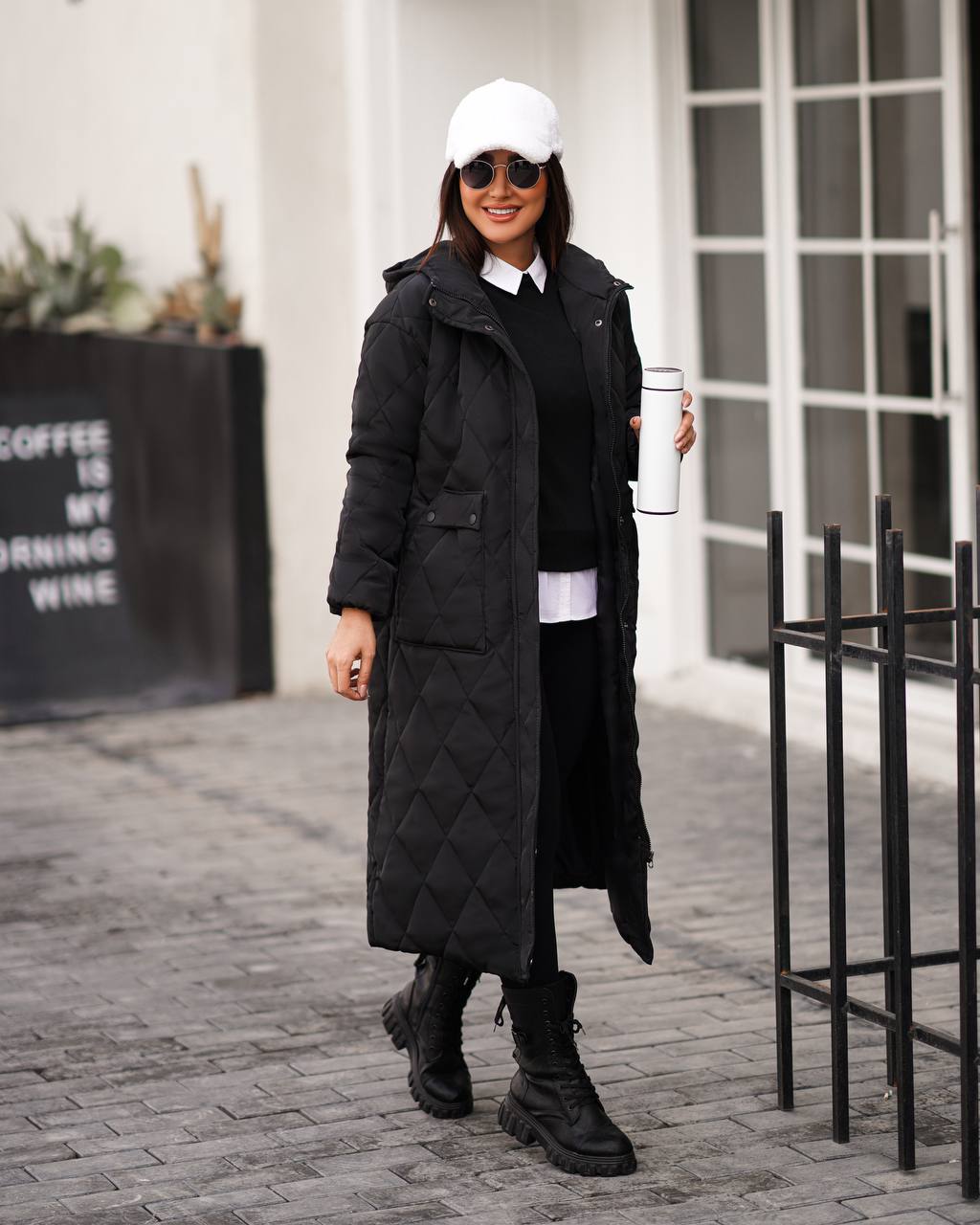 کاپشن-کلاه-دار-بلند-امبوردی-مدل-لیوزا