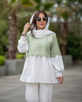 مانتو دخترانه مدل ژینا