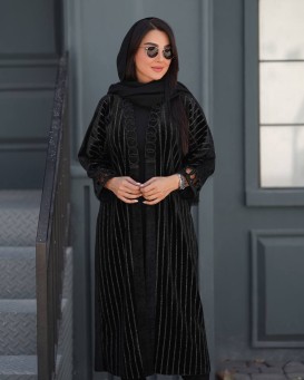 مانتو بلند مدل گل طلا