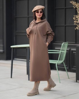 کفتان موهر کلاه دار مدل هلن