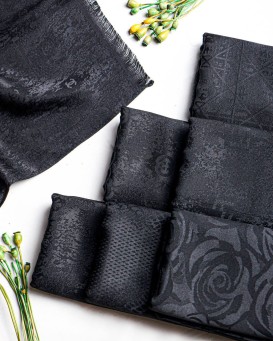 شال ژاکارد ابریشم پاییزه