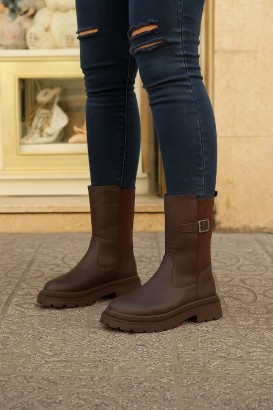 نیم بوت چرم