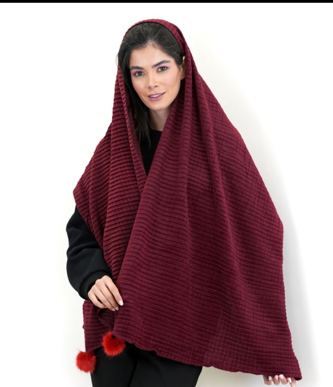 شال-مخمل-پلیسه