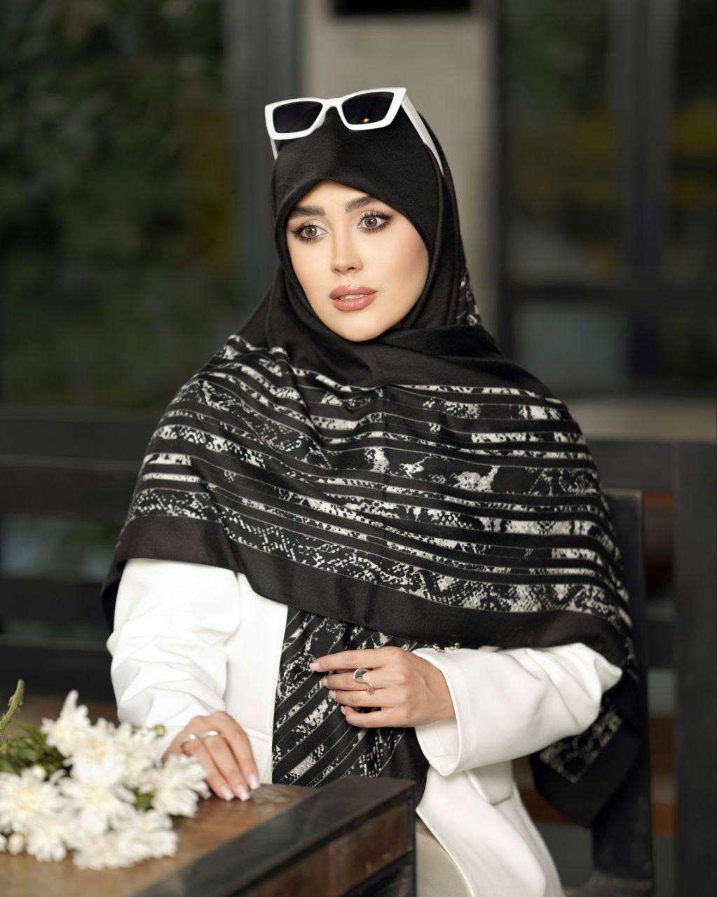 روسری-سیا-اسکارف-پاییزه