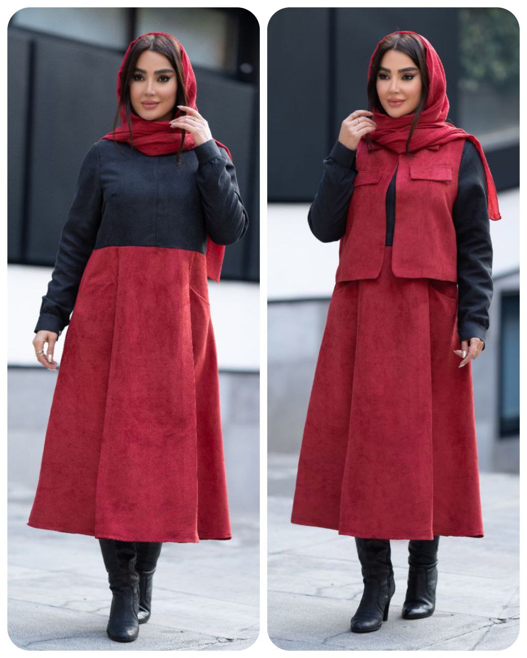 ست-دو-تیکه-پیراهن-و-جلیقه-مدل-میرا