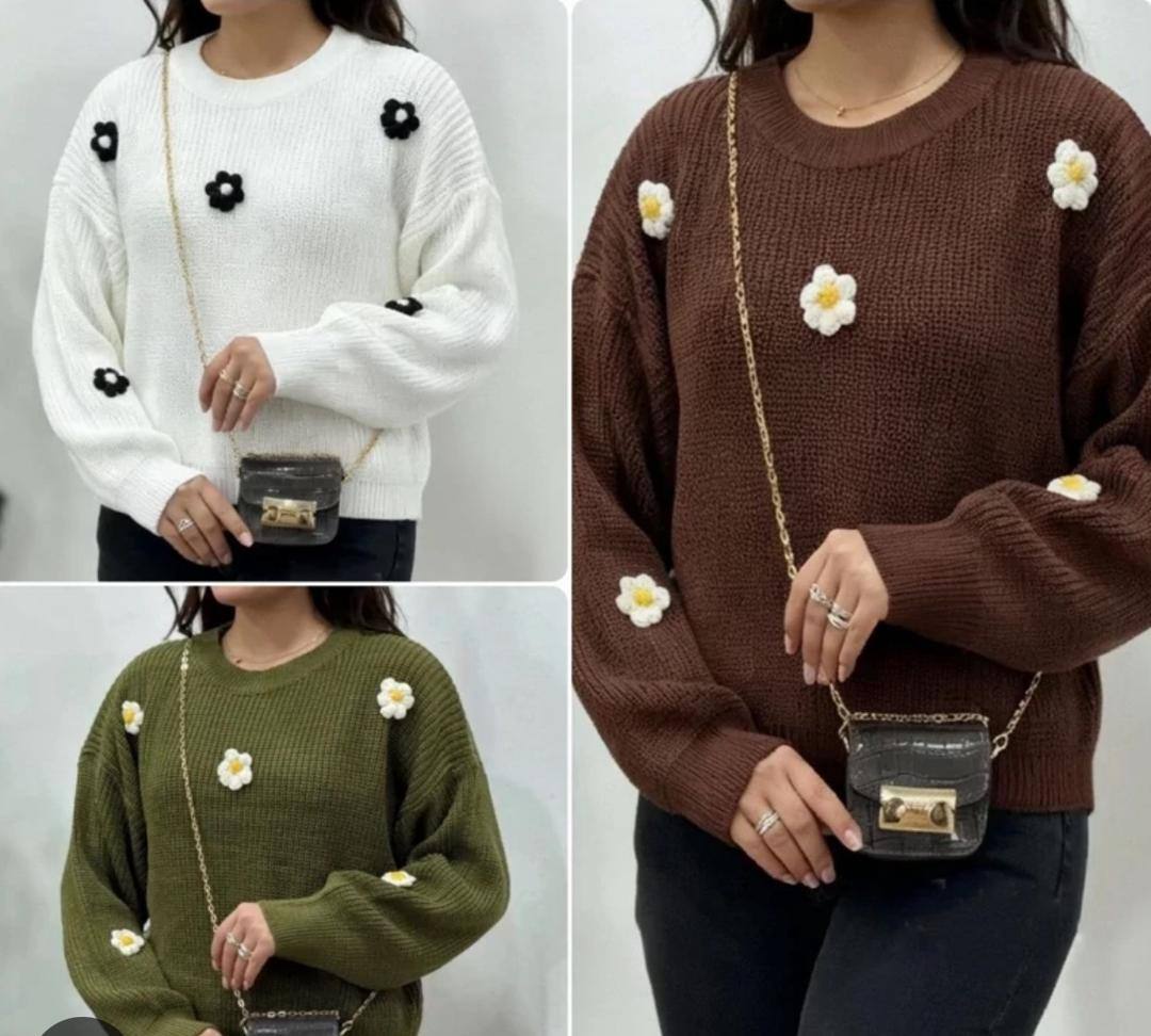 بلوز-بافت-گلدار-مدل-آلاله