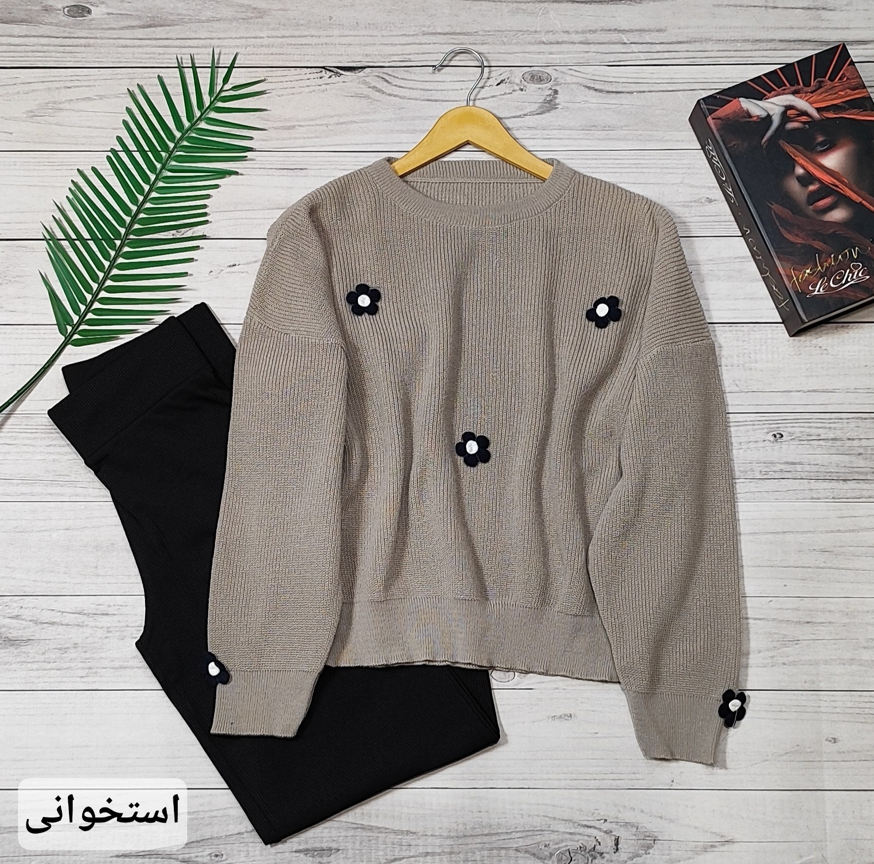 بلوز-بافت-گلدار-مدل-آلاله