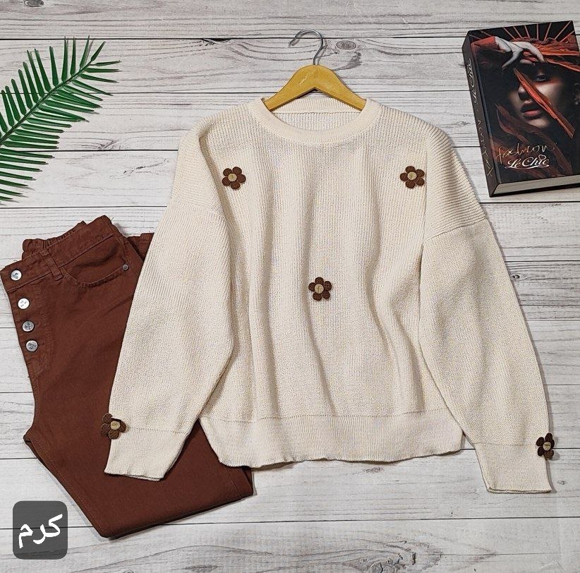 بلوز-بافت-گلدار-مدل-آلاله