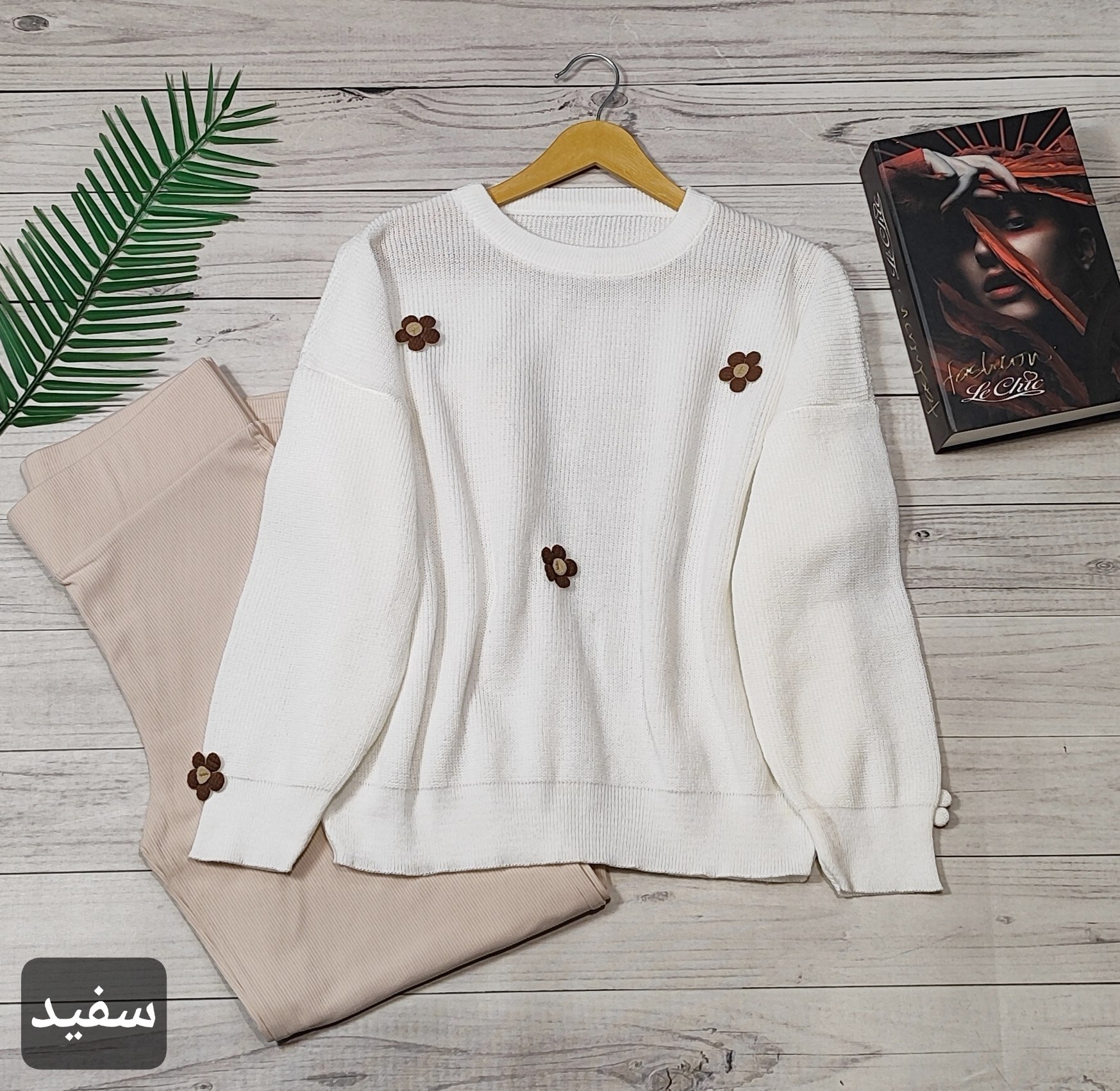 بلوز-بافت-گلدار-مدل-آلاله