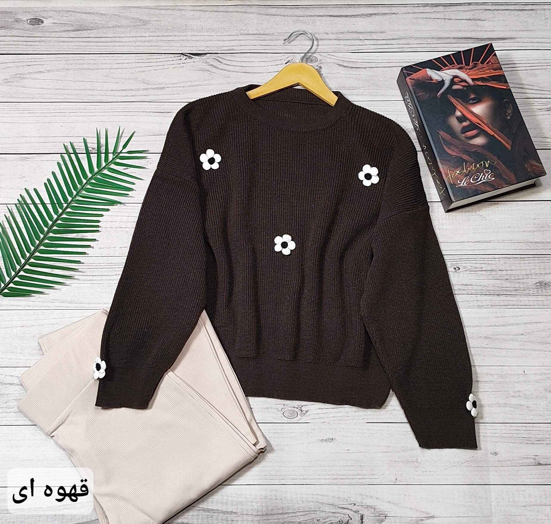 بلوز-بافت-گلدار-مدل-آلاله