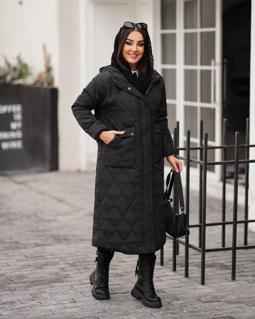 کاپشن-کلاه-دار-بلند-امبوردی-مدل-لیوزا