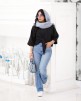شومیز-تک-مشکی-گره-ای