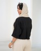 شومیز-تک-مشکی-گره-ای