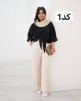 شومیز-تک-مشکی-گره-ای
