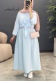 شومیز-گره-ای-با-دامن-مدل-بانو